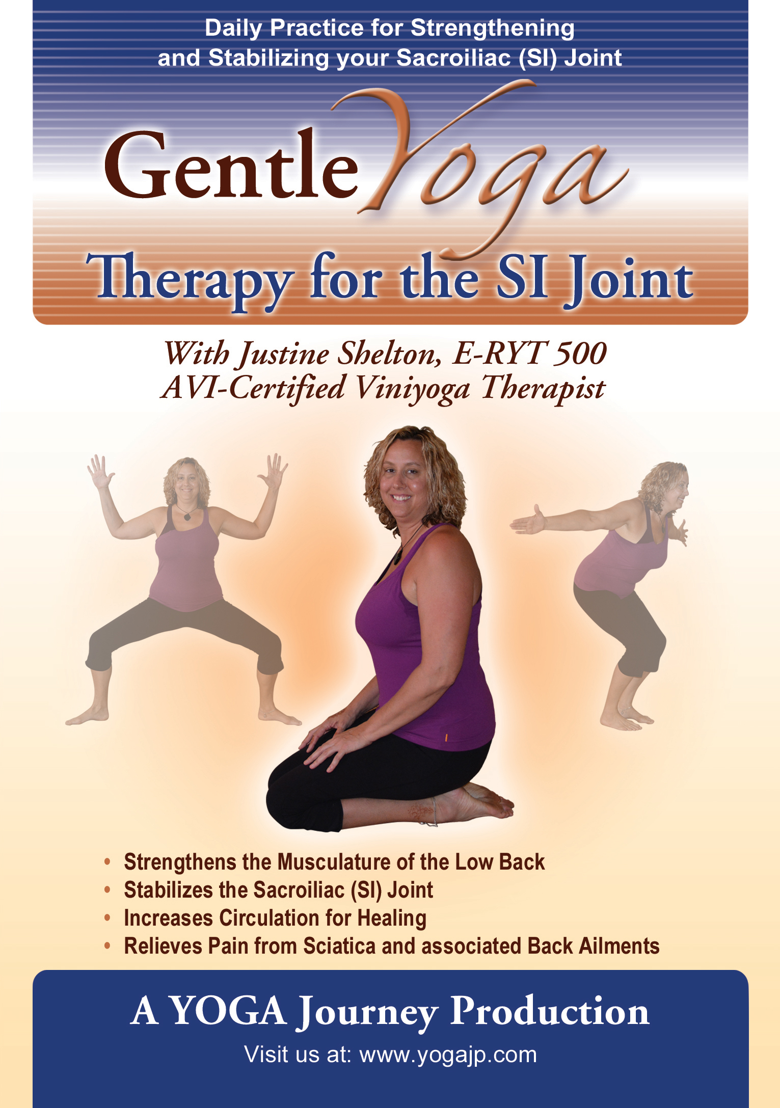 DVD: Gentle Yoga for the SI Joint with Justine Shelton