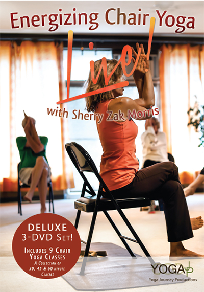 DVD: Chair Yoga Energizing LIVE! Deluxe Series 1 with Sherry Zak Morris